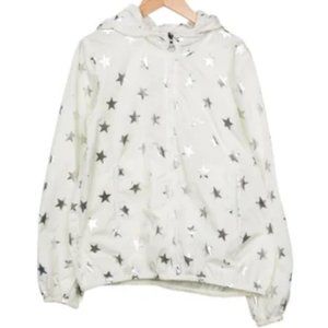 MONCLER Nicolette Imprime Hooded Lightweight Jacket sz 12